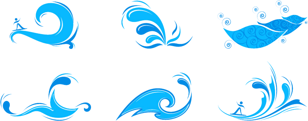 Wind Wave Euclidean Vector Clip Art Ocean Wave Vector Png Full Size