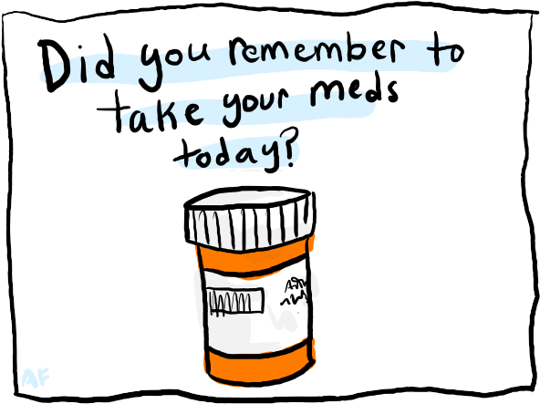 A Friendly Reminder That Taking Medication Does Not Remember To Take