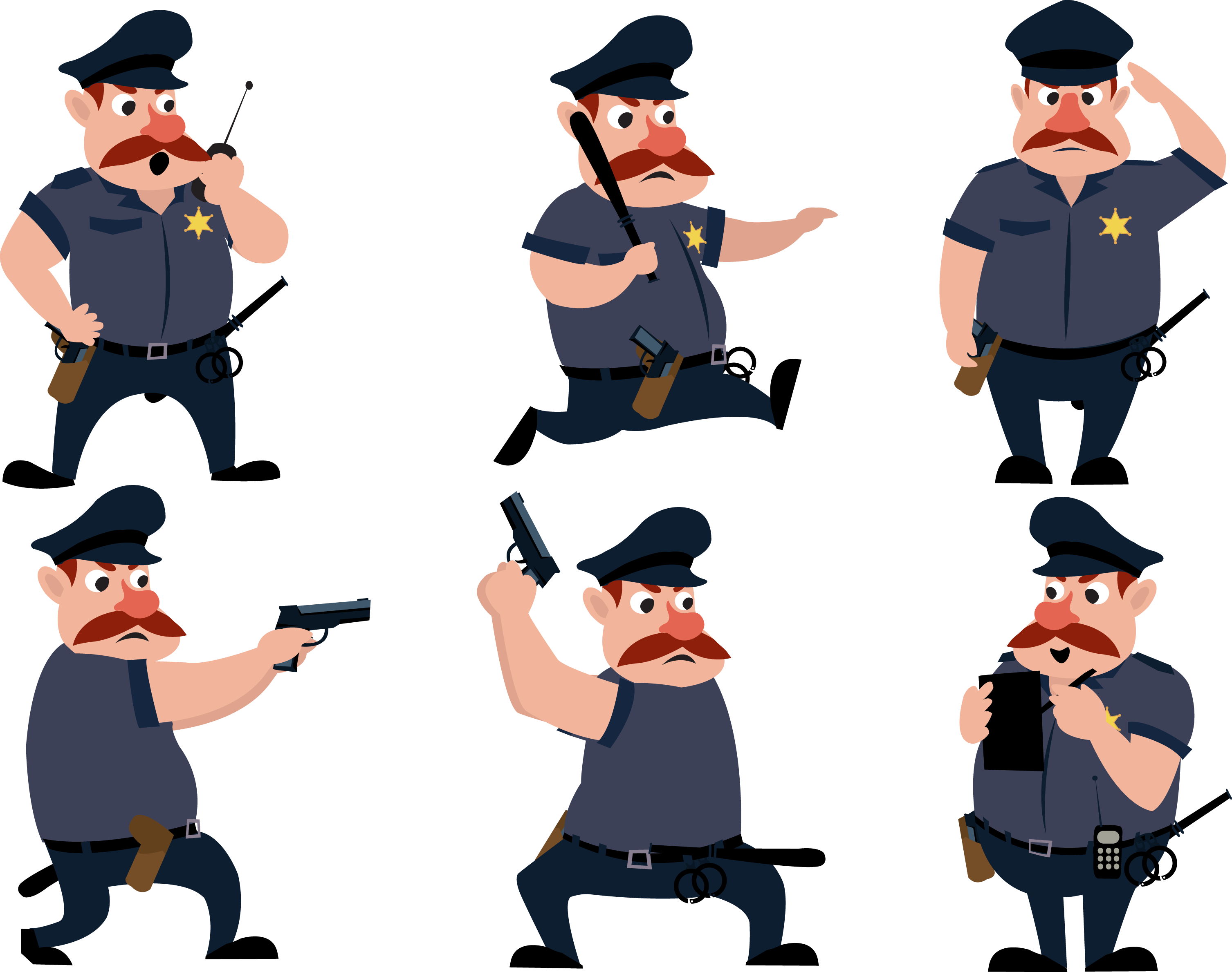 Полиция мультяшная