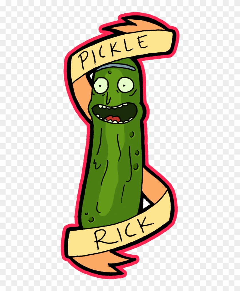 Pickle Rick Sticker By Kyansigh Picklerick Png Free Transparent Png