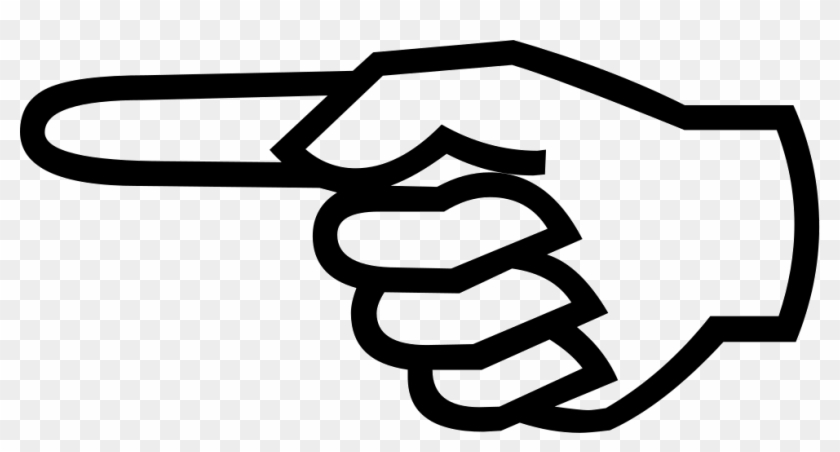 Index Finger Hand Pointing Clip Art Finger Point To Left Full Size