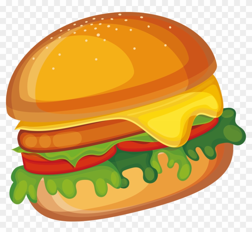 Cheeseburger Hamburger Fast Food Veggie Burger Clip Burger Clipart