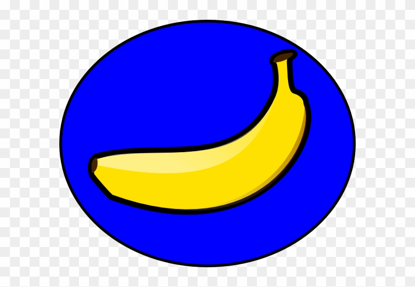 Banana Blue Svg Clip Arts 600 X 501 Px Banana Circle Transparent Logo