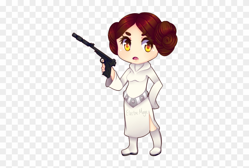 Leia Chibi Speedpaint By The Electric Mage Star Wars Princess Leia