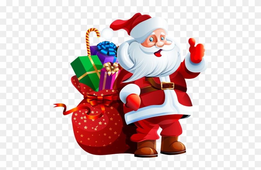 Images For Santa Claus With Gifts Png Christmas Santa Claus Png