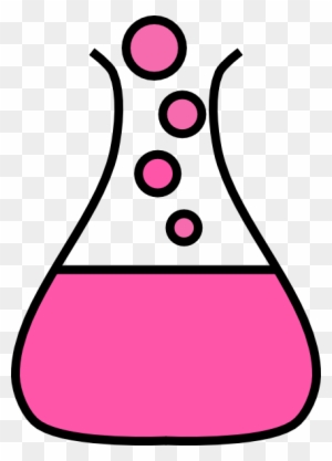 Science Clipart Pink Bubbling Test Tube Clipart Free Transparent