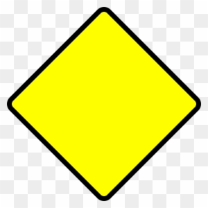 Blank Street Signs Yellow Diamond Road Sign Free Transparent PNG
