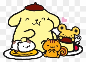 Sanrio Characters Pompompurin Muffin Bagel Scone Image Pompompurin