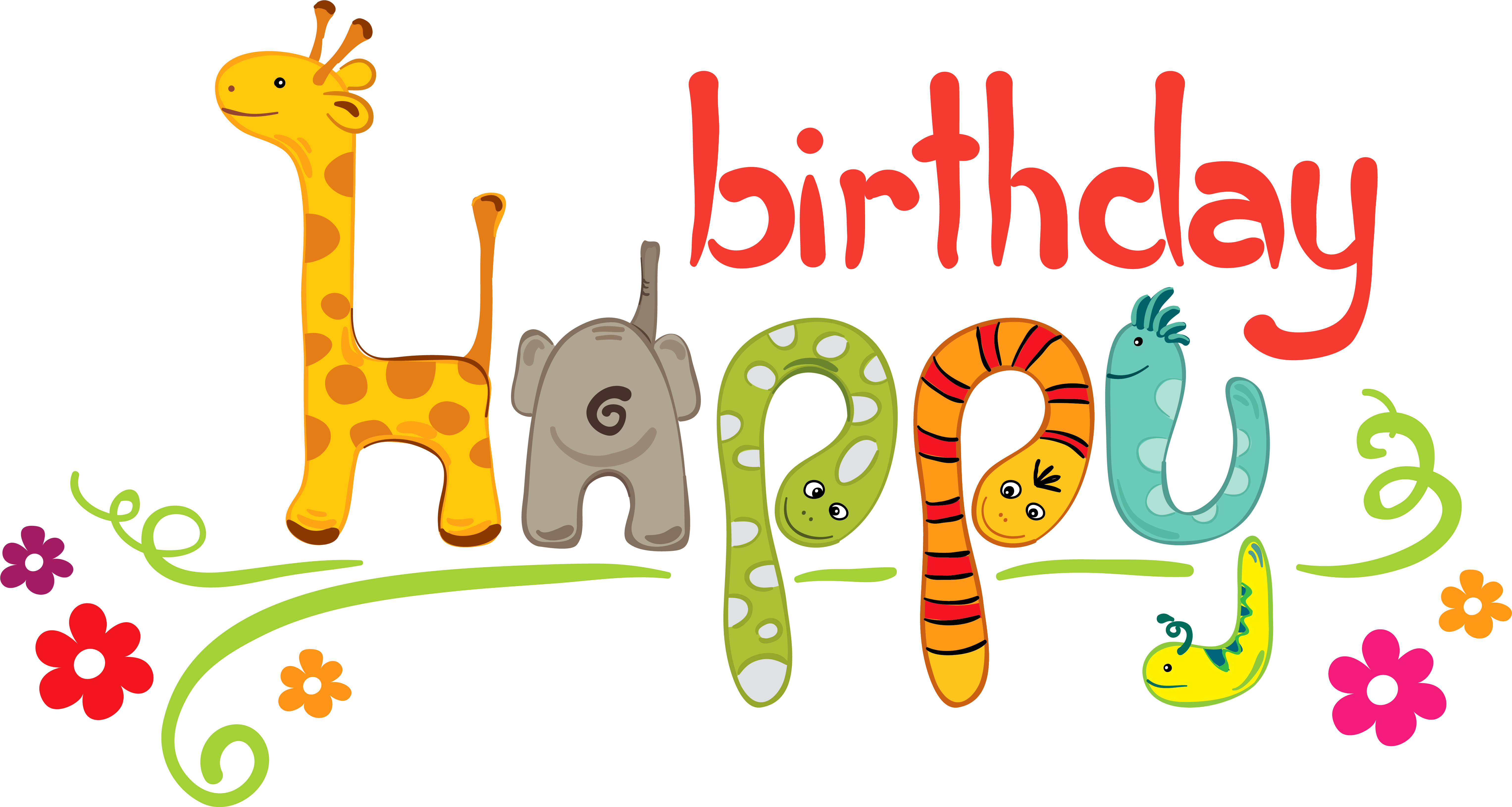 Happy 1st Birthday Png 6292x3431 Png Clipart Download