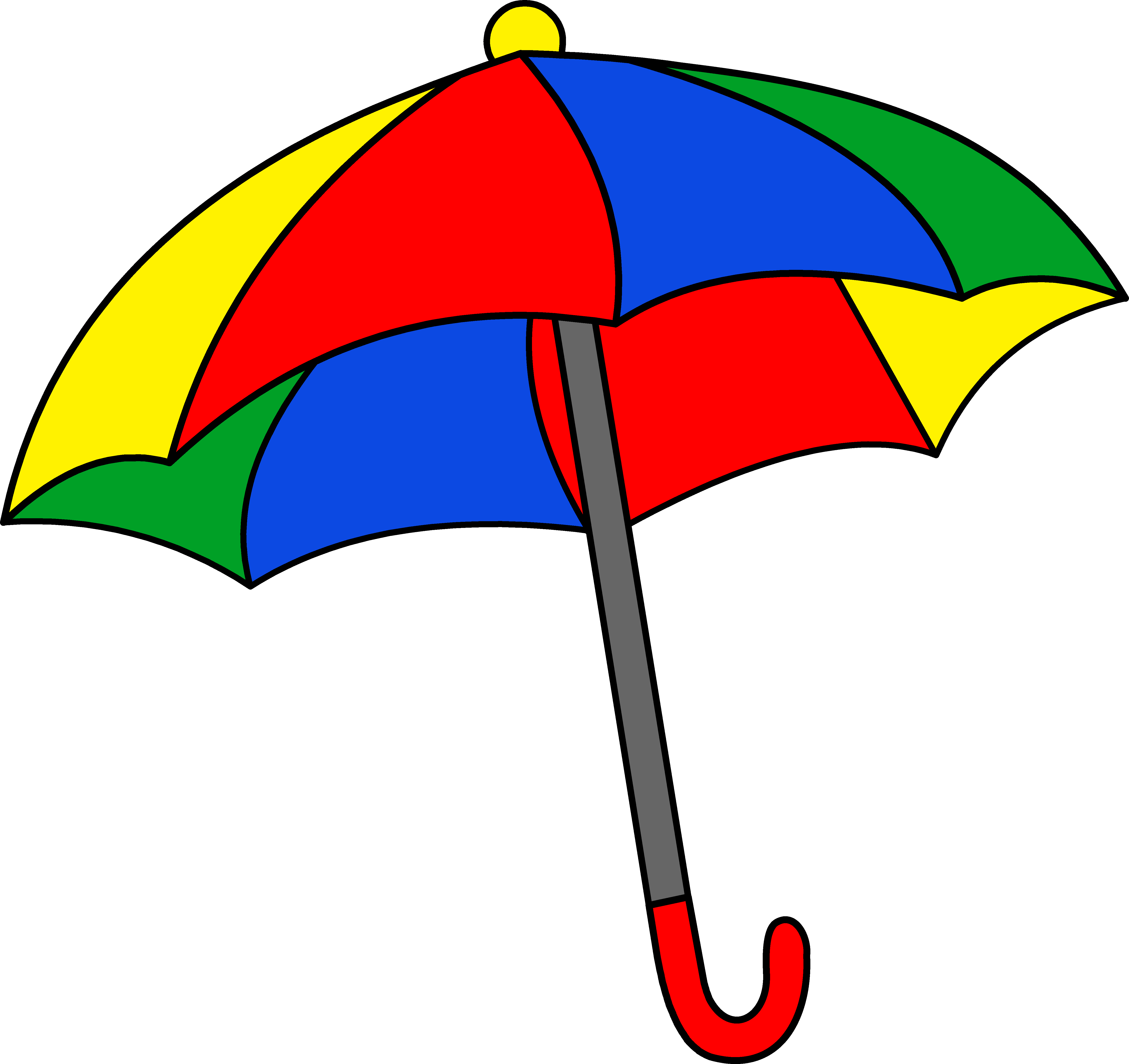 Umbrella Clipart - Umbrella - (5382x5071) Png Clipart Download