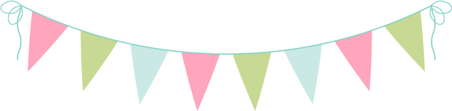 Bunting Clipart Afternoon Tea - Party Bunting Clip Art - Full Size PNG ...