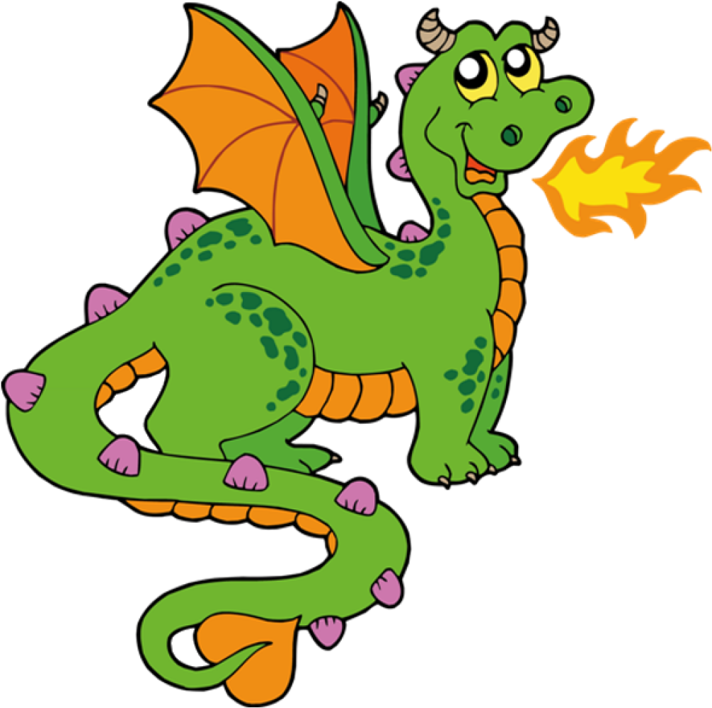 Dragon Clipart Cute Dragons Cartoon Clip Art Imagesall - Clip Art Of A ...