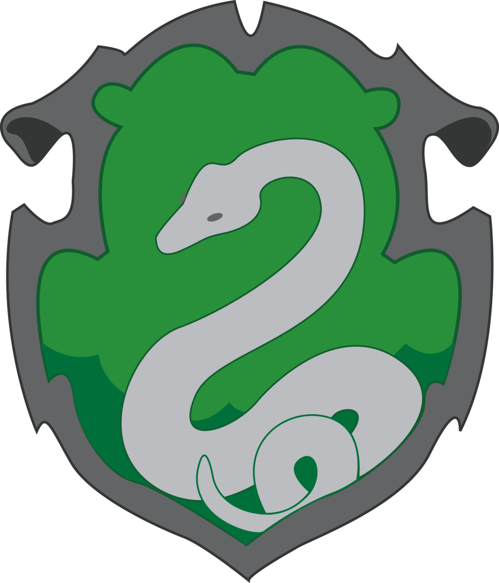 Slytherin. Слизерин герб. Змея Слизерин вектор. Змея на гербе Слизерина.