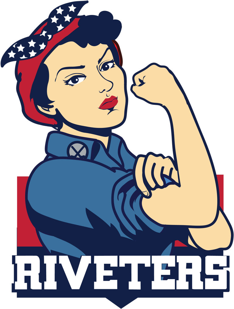 Hockey Logos - New York Riveters - (1024x1024) Png Clipart Download