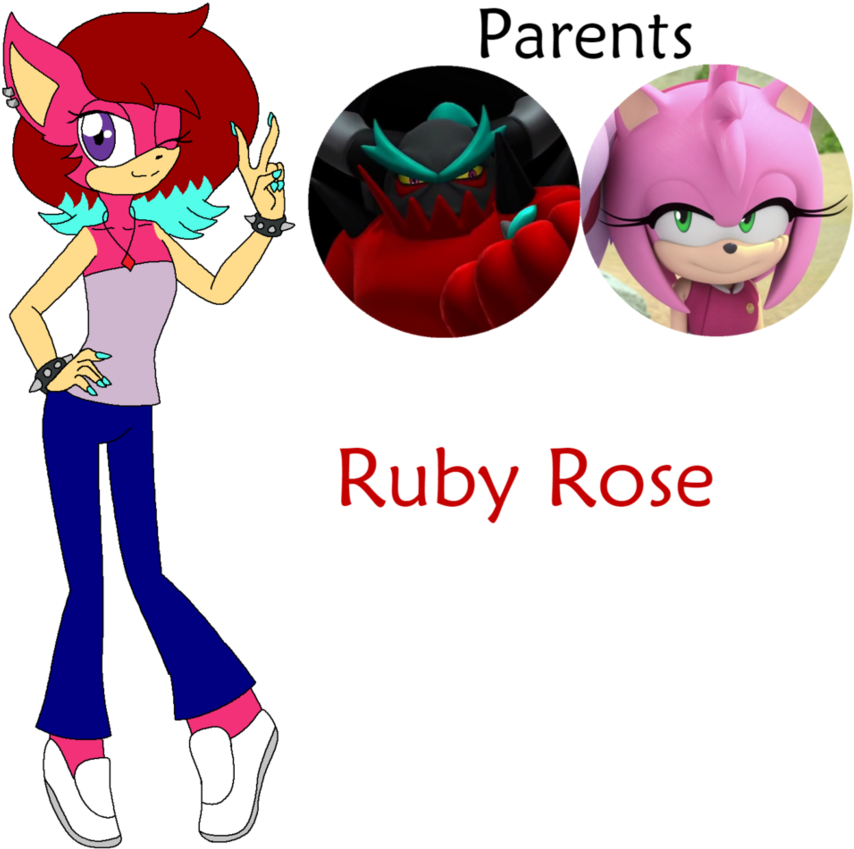 Ruby Rose The Hedgehog By Oggyxolivialover - Cartoon (915x873)