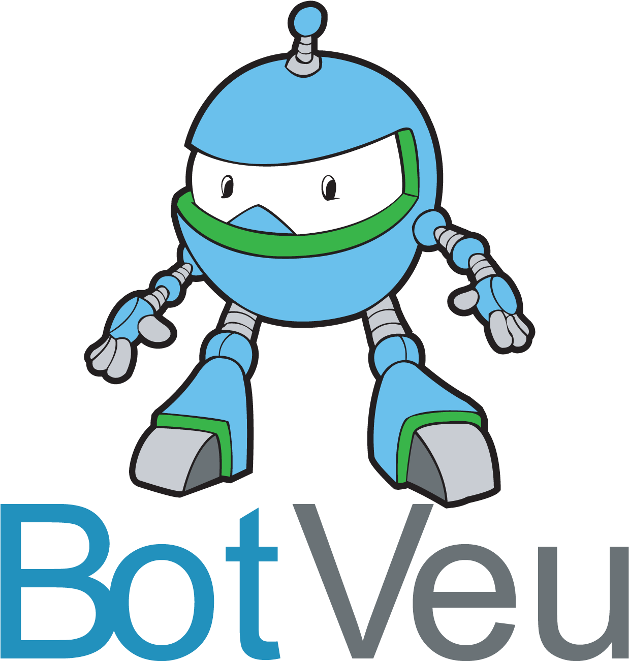 Botveu, A Chatbot Developer Botveu Miami - Cartoon (1300x1433)