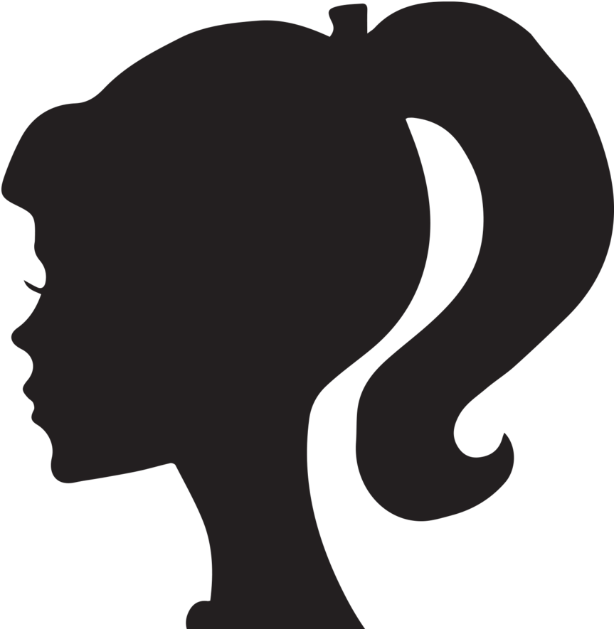 The Delhi Connoisseur - Female Profile Silhouette Png - (900x901) Png ...