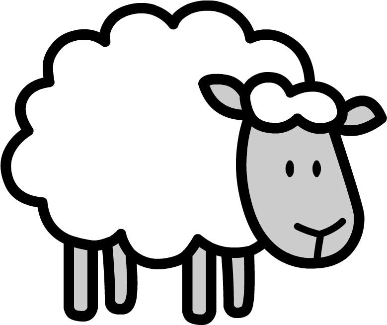 Dolly The Sheep - Dolly The Sheep Drawing - (880x880) Png Clipart Download