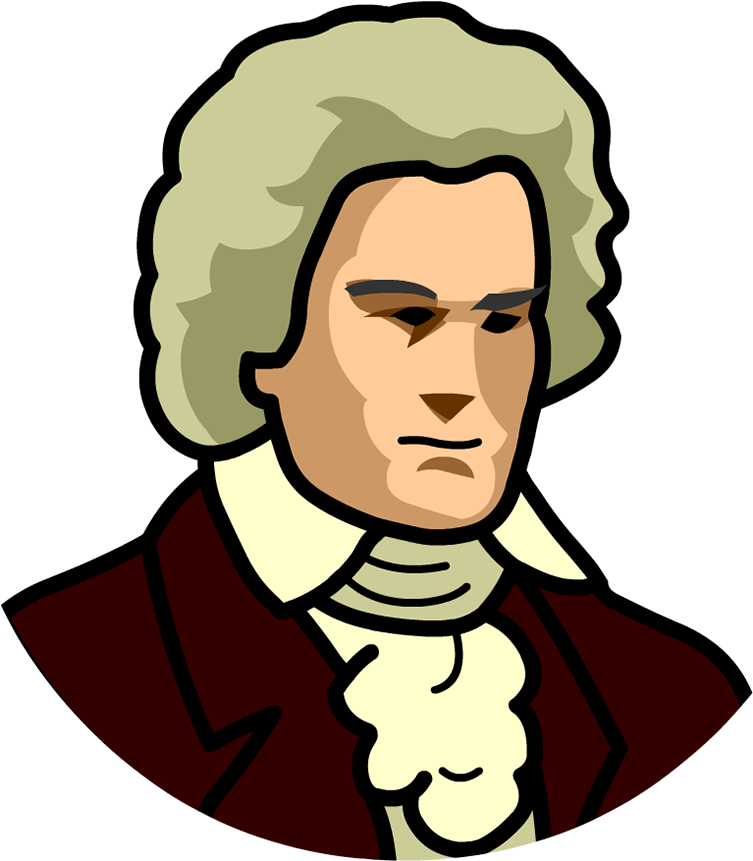 Ludwig Van Beethoven - Music - (880x880) Png Clipart Download