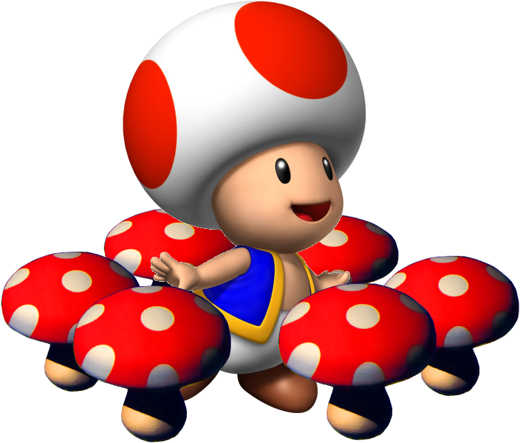 Surinam Toad - Toad Mario - (800x660) Png Clipart Download