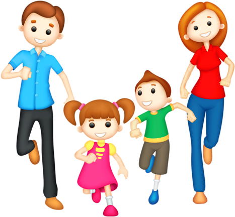 8 - Family Clipart Png (500x459)