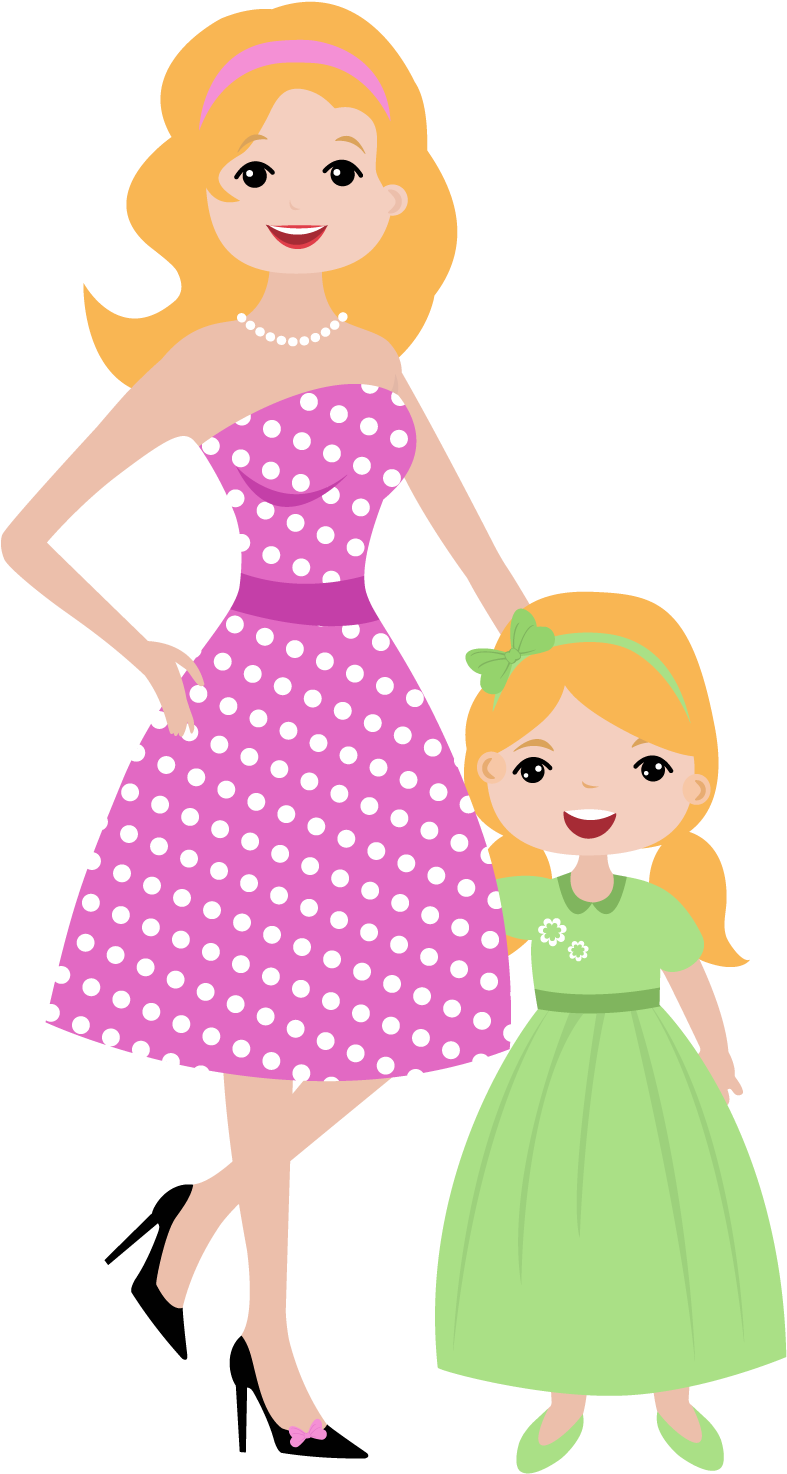 Idkxurp6z7oon Mother And Daughter Clipart 1500x1500 Png Clipart Download