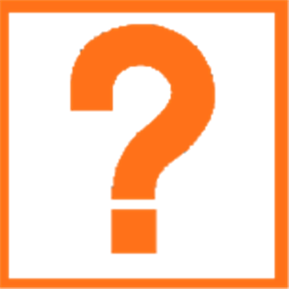 Orange Question Mark A Decal By Yodatheboda Question Mark Icon Png Orange 420x420 Png Clipart Download - roblox question mark face