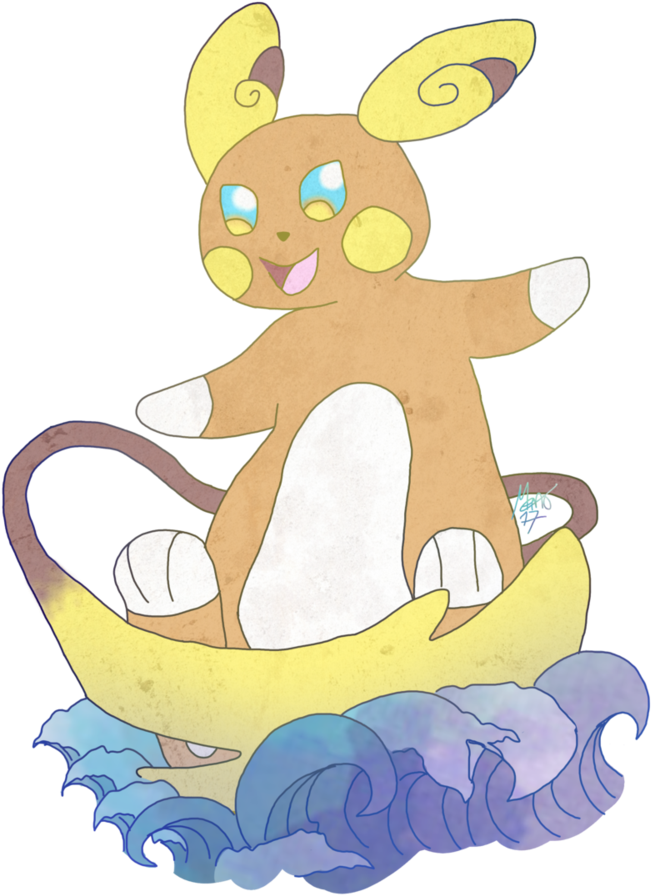 Alola From Raichu By Laserzombie - Cartoon - (750x1064) Png Clipart ...