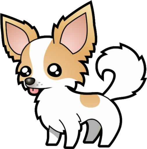 Chihuahua Puppy Cartoon Drawing Clip Art - Chihuahua Puppy Cartoon Drawing Clip Art (512x512)