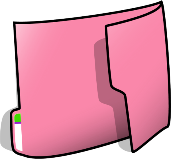 Office File Folders Clipart - Office File Folders Clipart - (600x556 