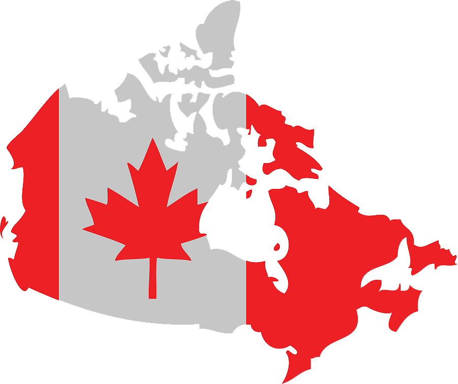 Canada Flag - Grand Forks Bc Map - (900x756) Png Clipart Download