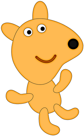 Peppa - Minus - Peppa Pig Teddy Clipart - (286x455) Png Clipart Download