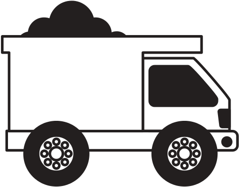 Dump Truck Isolated Icon Akuntansi Sektor Publik Trisakti 550x550 Png Clipart Download