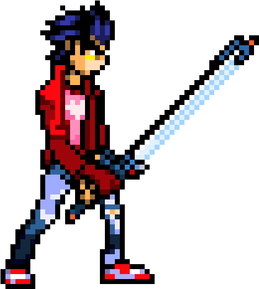 Travis Touchdown - Travis Touchdown Pixel Art - (590x660) Png Clipart ...