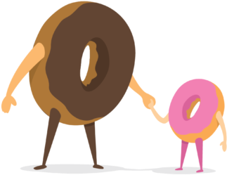 donuts with dad clipart