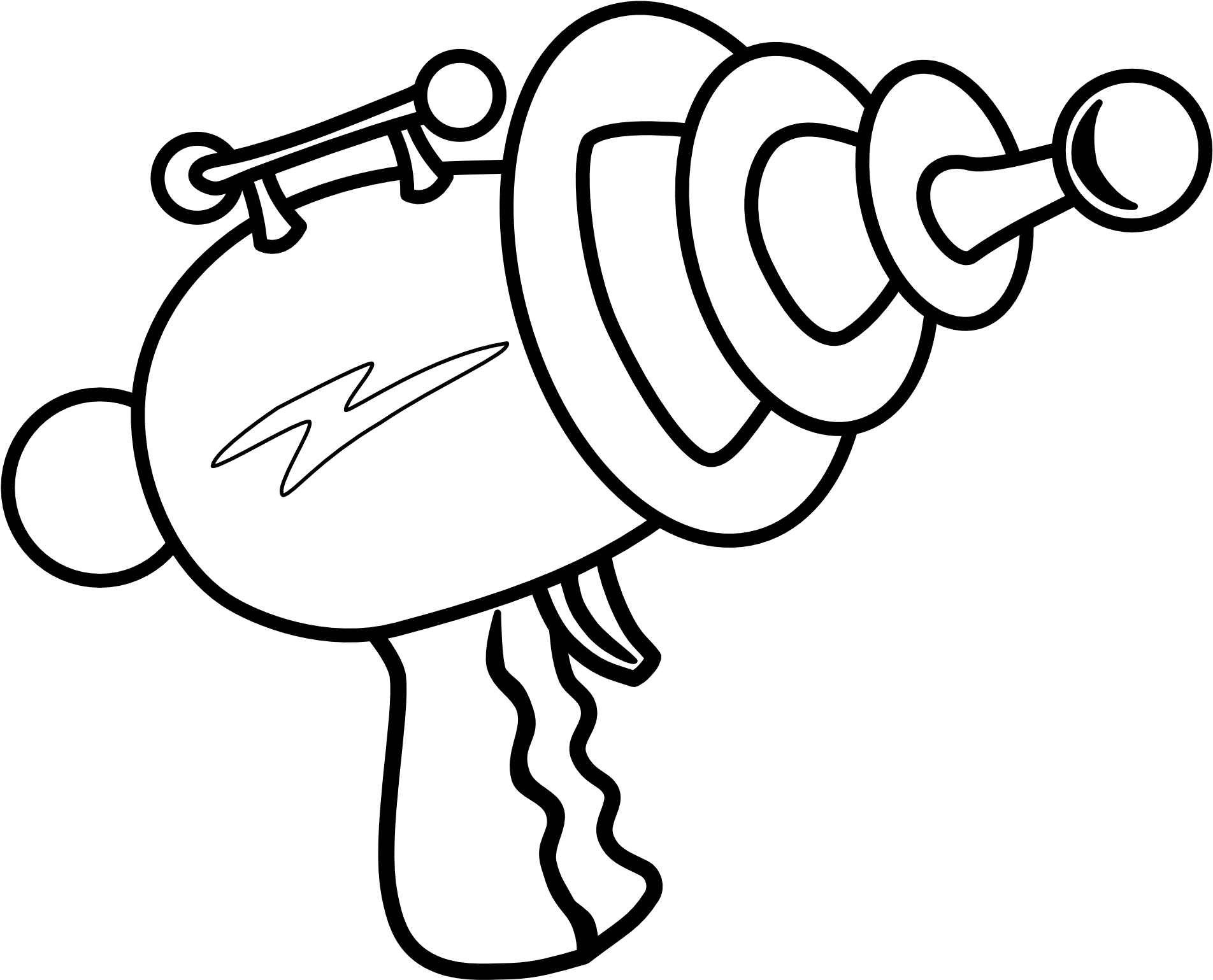 Pix For Laser Tag Clipart - Ray Gun Coloring Pages - Full Size PNG ...