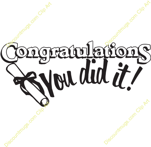 Congratulation Clipart Congratulations You Did It Graduation Full Size Png Clipart Images 5120