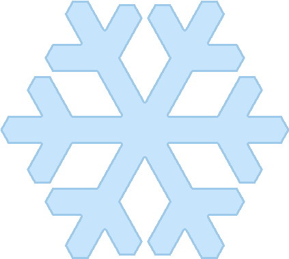 Winter Clipart - Simple Snowflake Png - (531x524) Png Clipart Download