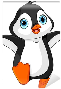 Cartoon Penguin Waddling - (400x400) Png Clipart Download