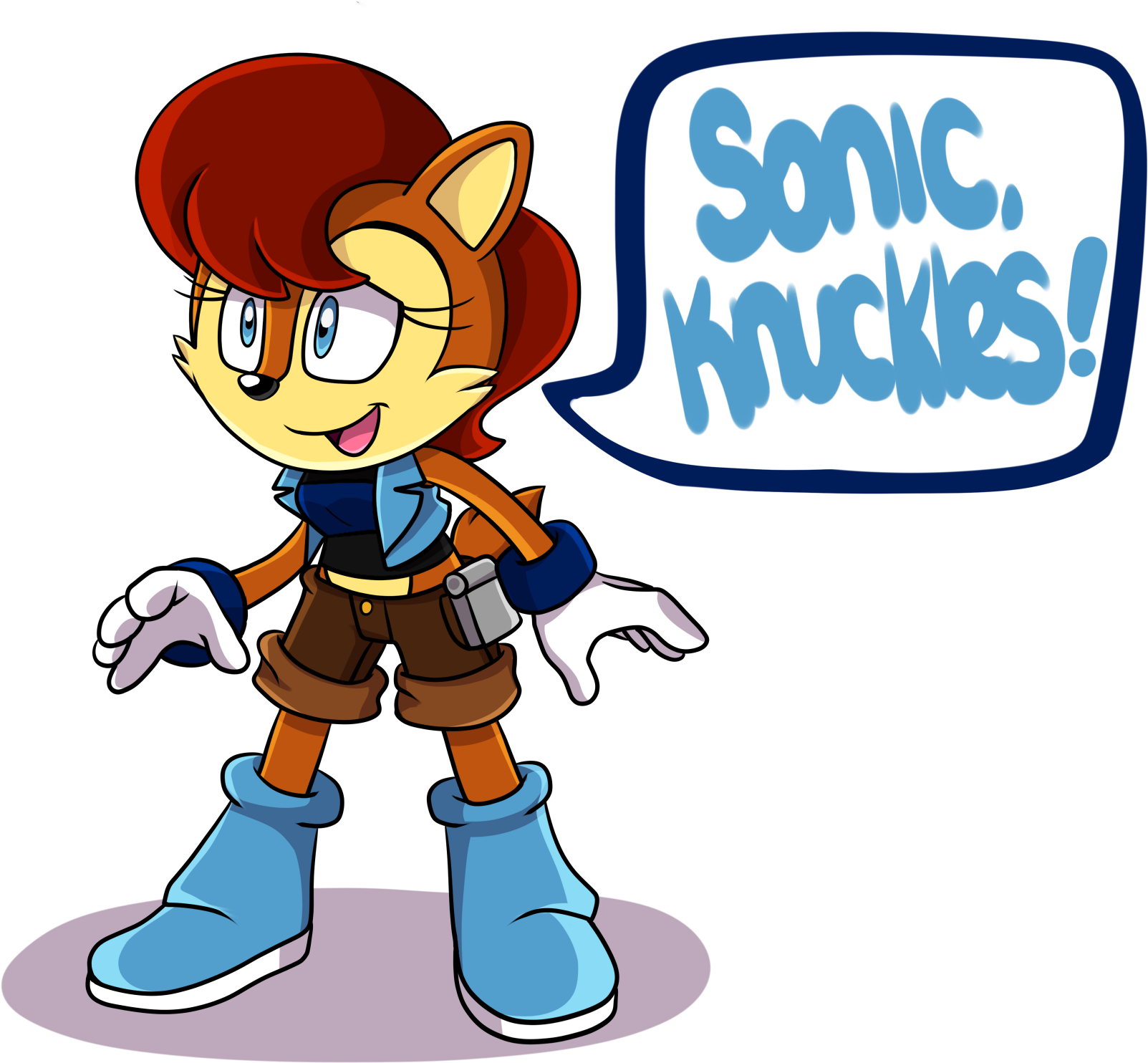 She are sally. Sonic and Sally. Анти Салли. Sonic x Sally. Sally Acorn Redesign.