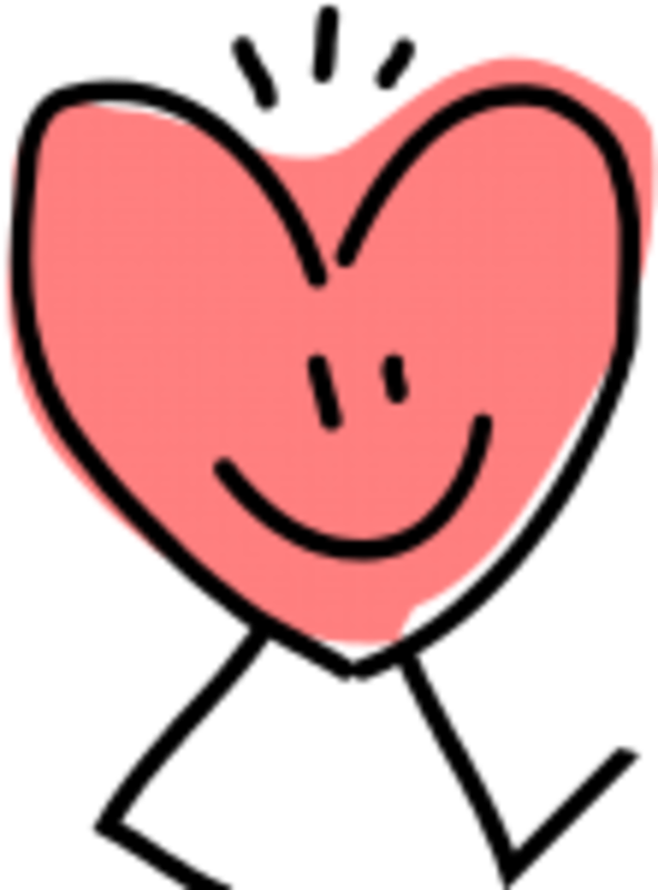 Happy Heart Clipart - (592x800) Png Clipart Download