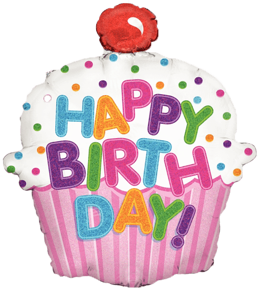 Cupcake Happy Birthday - (506x563) Png Clipart Download