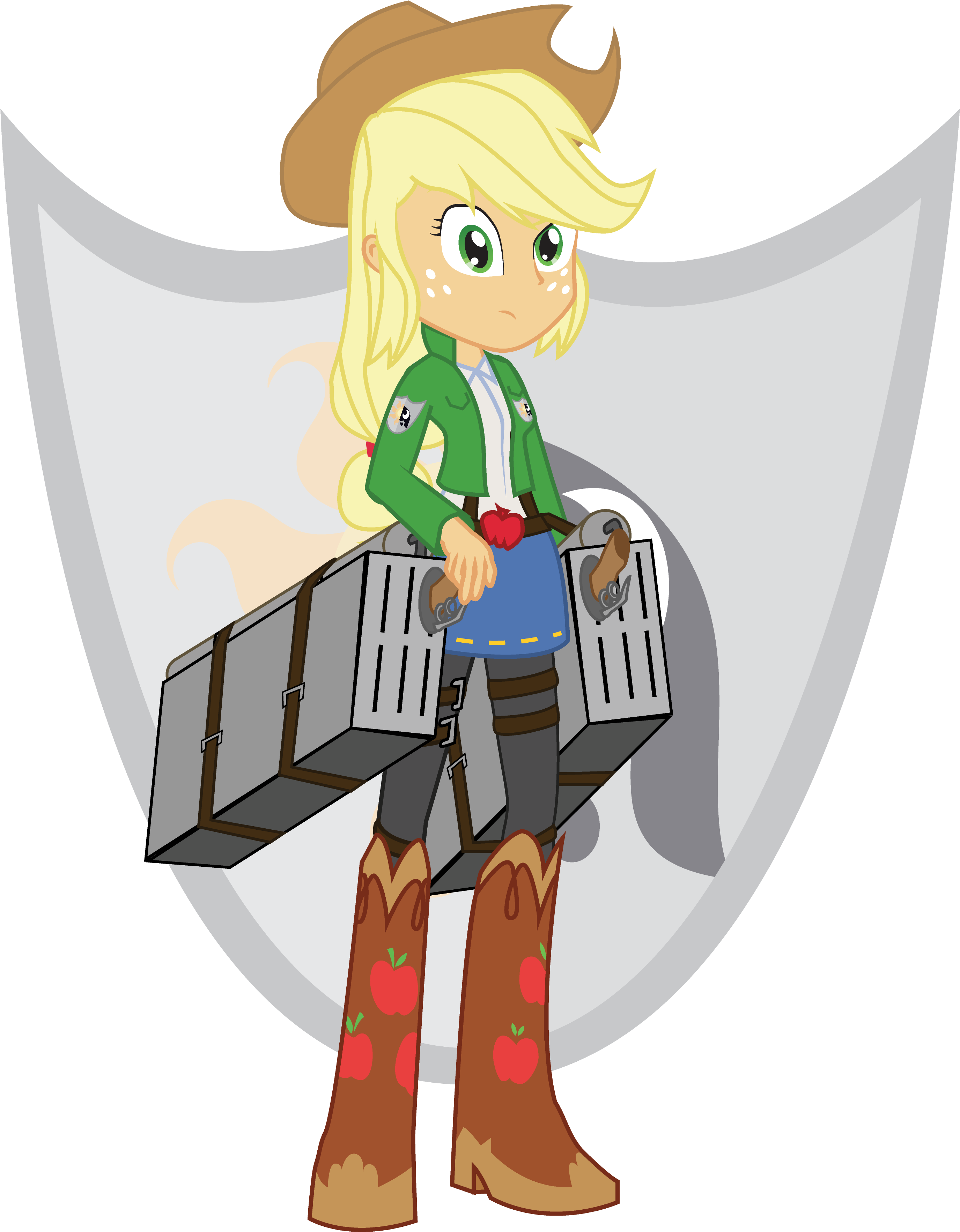 Young Applejack By Twiddlechimp On Deviantart