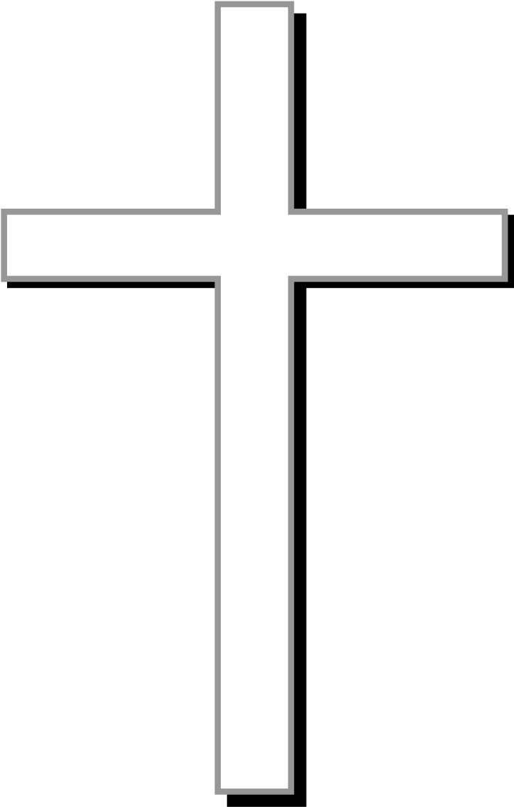 Christian - Cross With White Background - (800x1161) Png Clipart Download