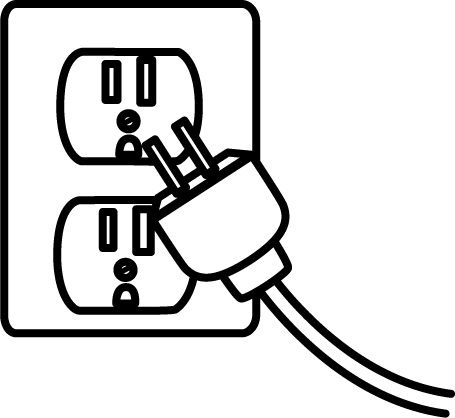 Power Socket Clipart - Clip Art - (455x418) Png Clipart Download