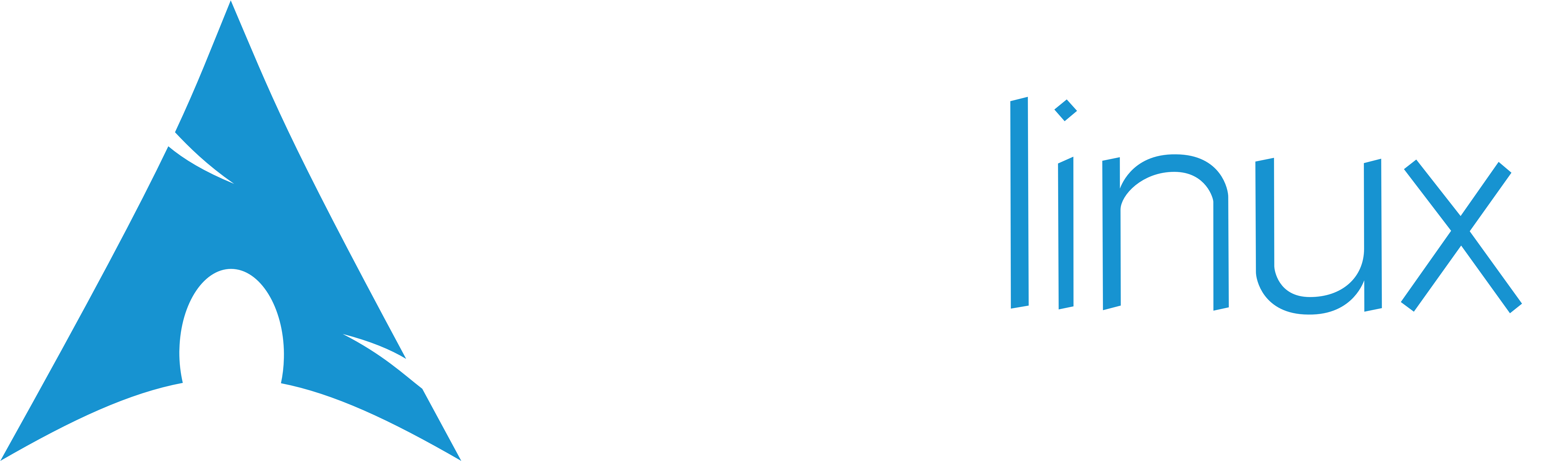 Arch Linux - Arch Linux Logo Png - (8000x2659) Png Clipart Download