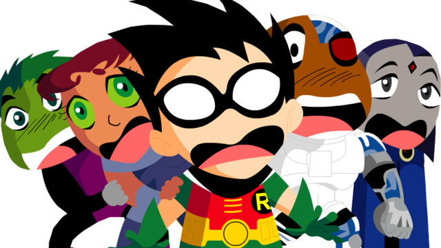 Teen Titans Fangirl - Teen Titans Transparent - (640x360) Png Clipart ...