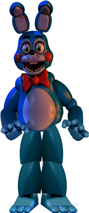 Fnaf Edits - Fnaf Animatronic Toy Bonnie - (645x895) Png Clipart Download