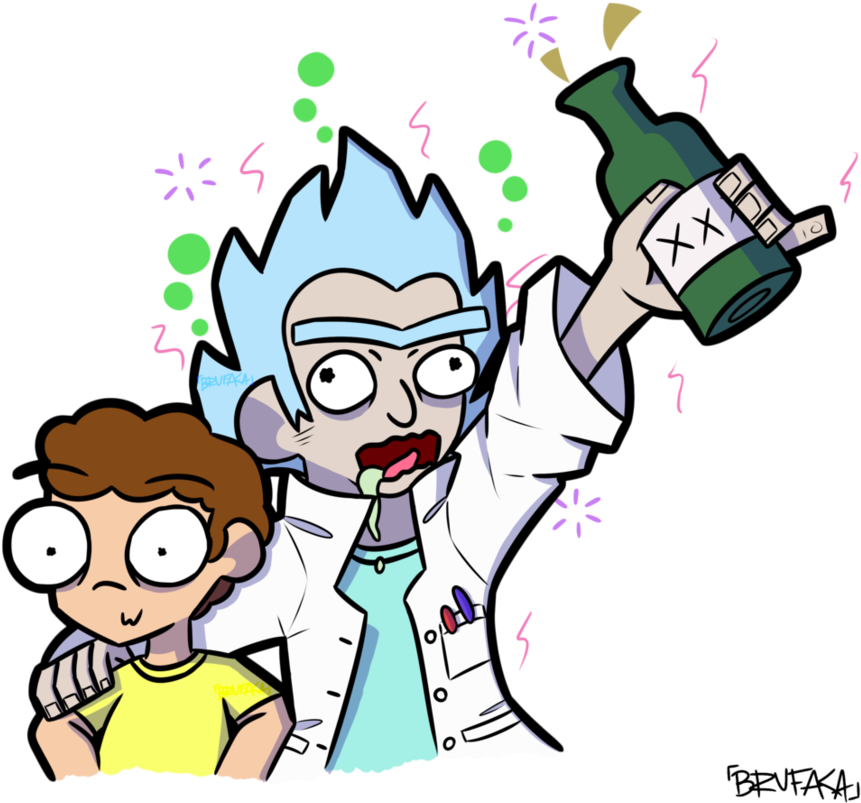 Rick And Morty Sem Fundo By Brufaca - Rick And Morty Sem Fundo ...