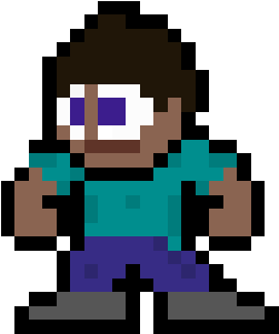 Minecraft Clipart 8 Bit - Giga Man - (625x625) Png Clipart Download